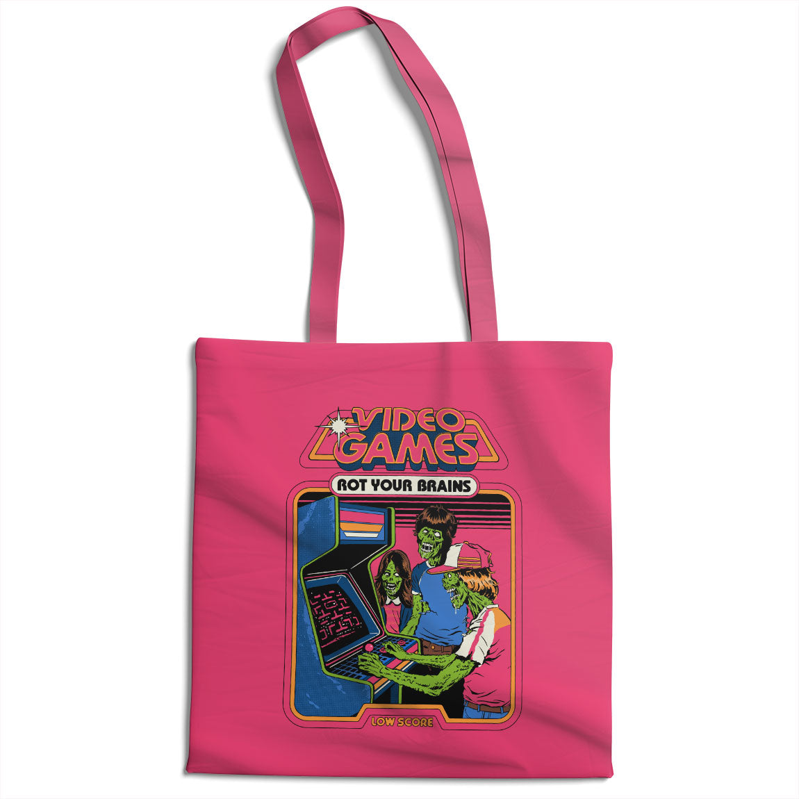 Video Games Rot Your Brain Tote Bag – Tote bag