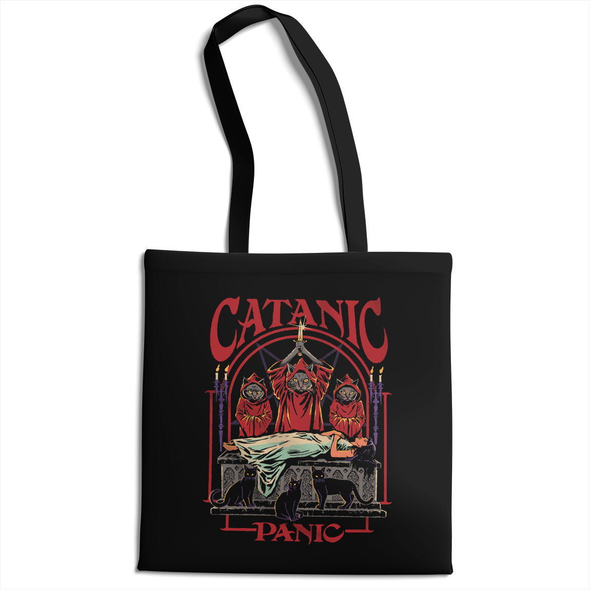 Catanic Panic Tote Bag – Tote bag