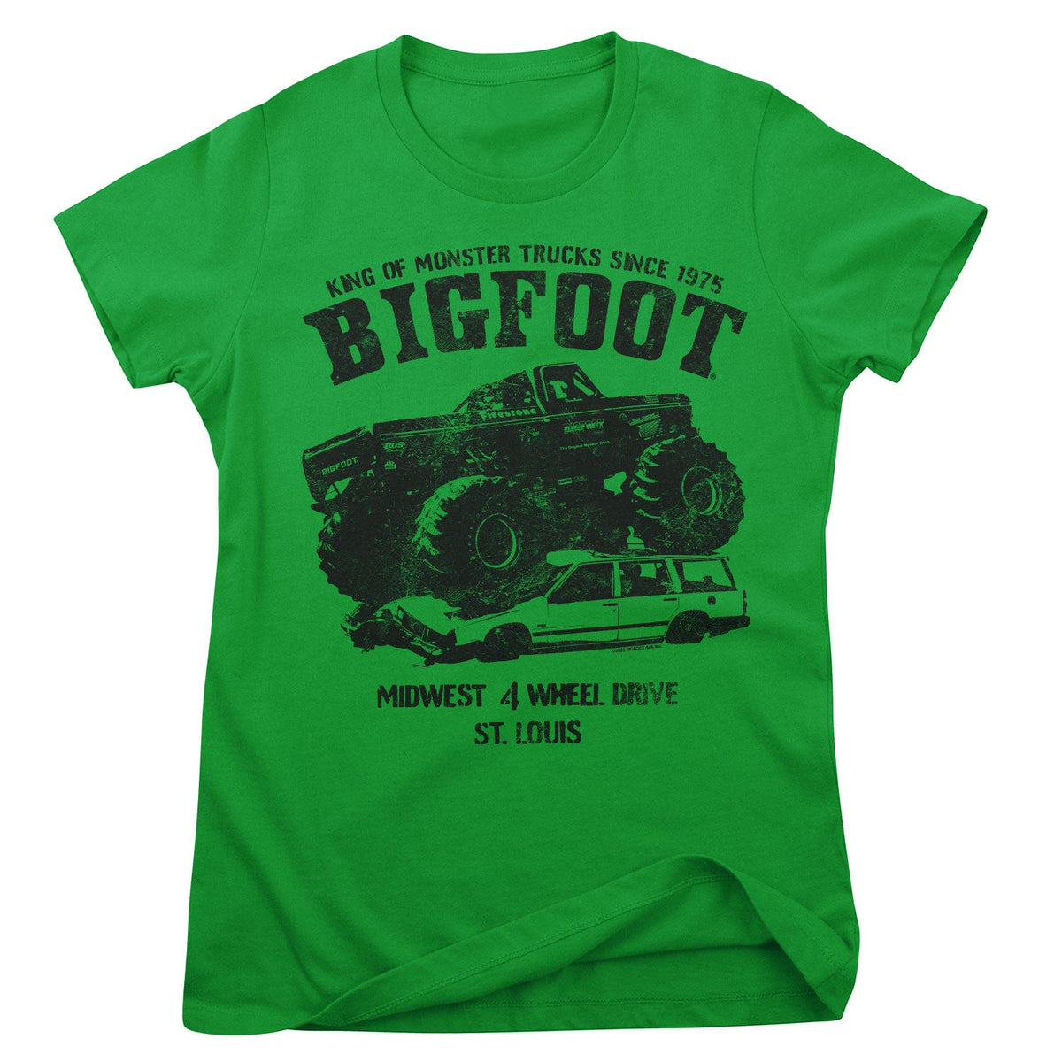 BIGFOOT Monster Car Crush Girly Tee – T-shirt femme