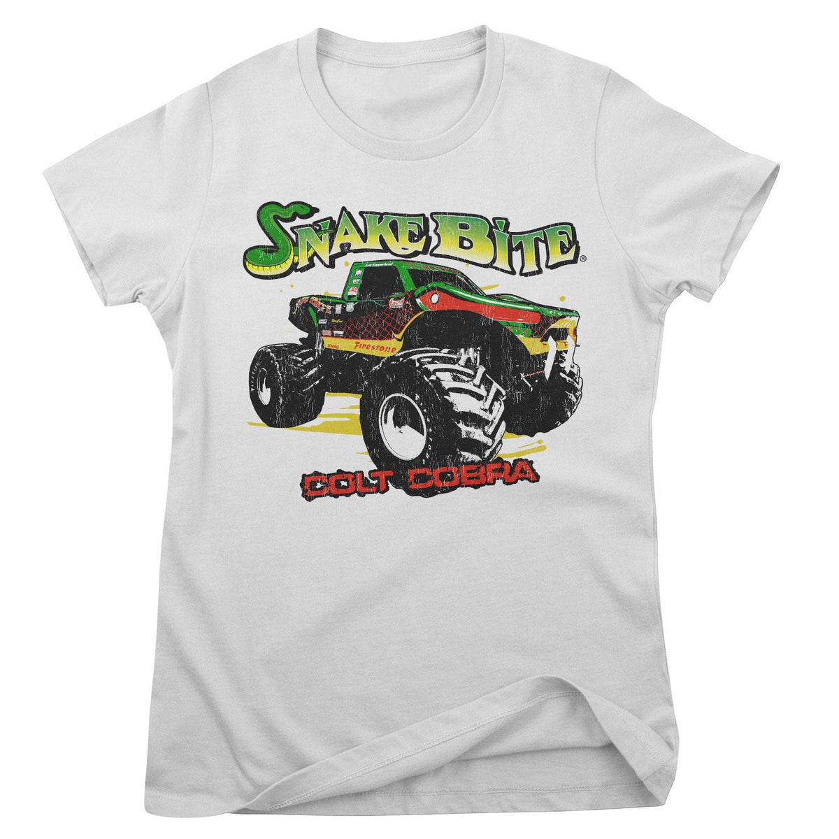 Snake Bite - Colt Cobra Monster Truck Girly Tee – T-shirt femme