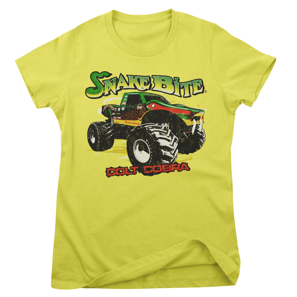Snake Bite - Colt Cobra Monster Truck Girly Tee – T-shirt femme