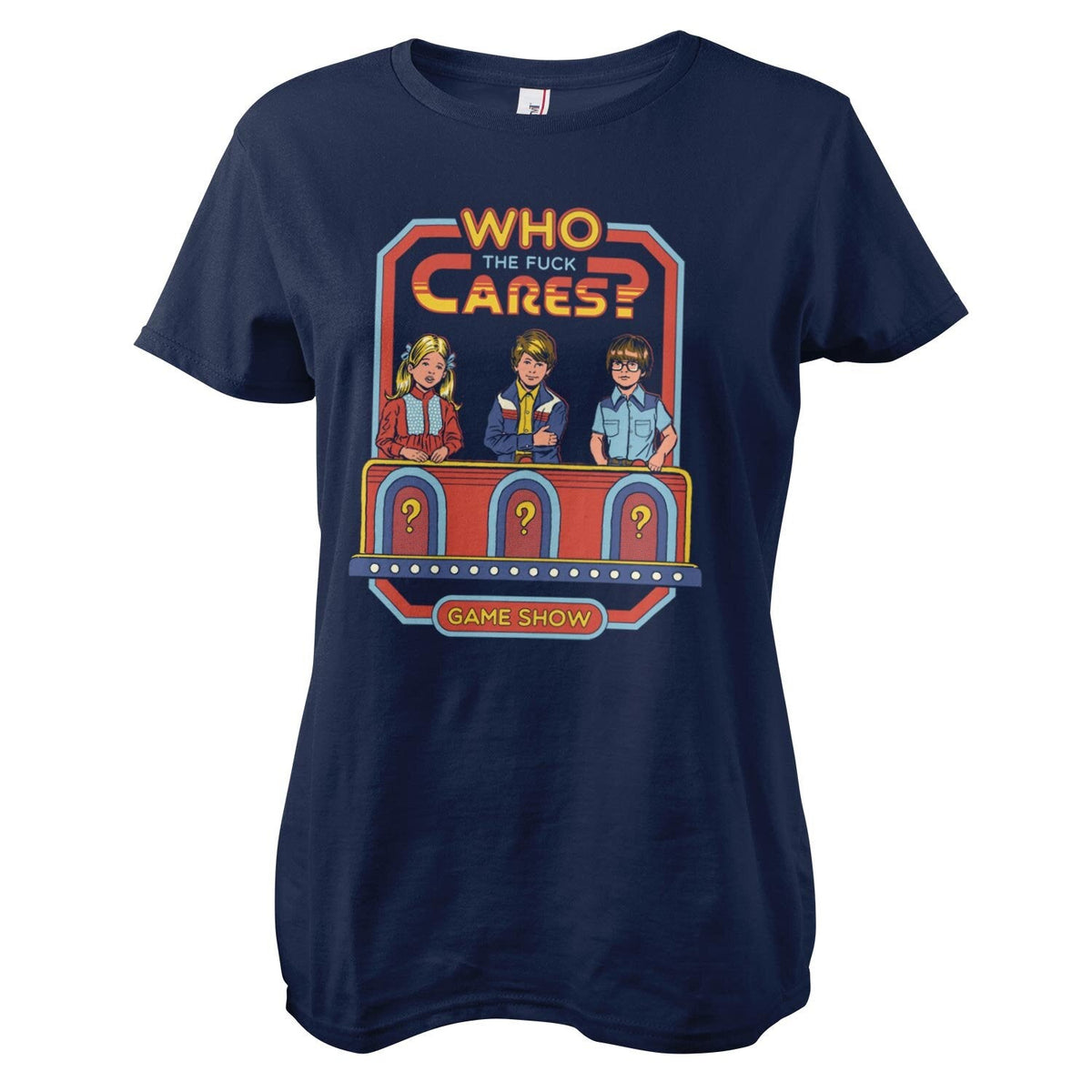 Who The F*ck Cares Girly Tee – T-shirt femme