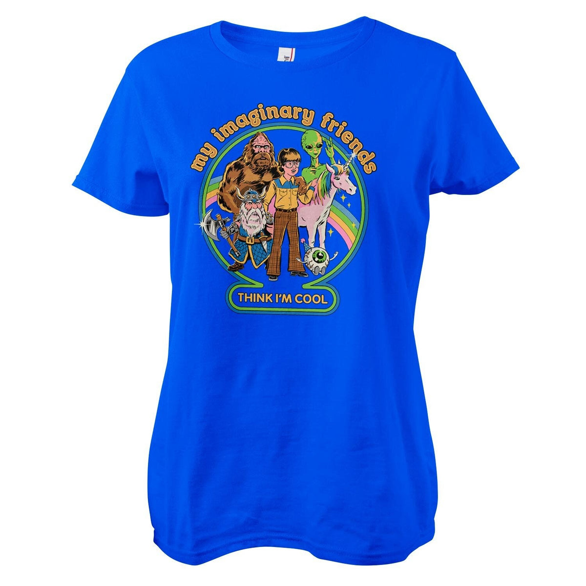 My Imaginary Friends Think I'm Cool Girly Tee – T-shirt femme