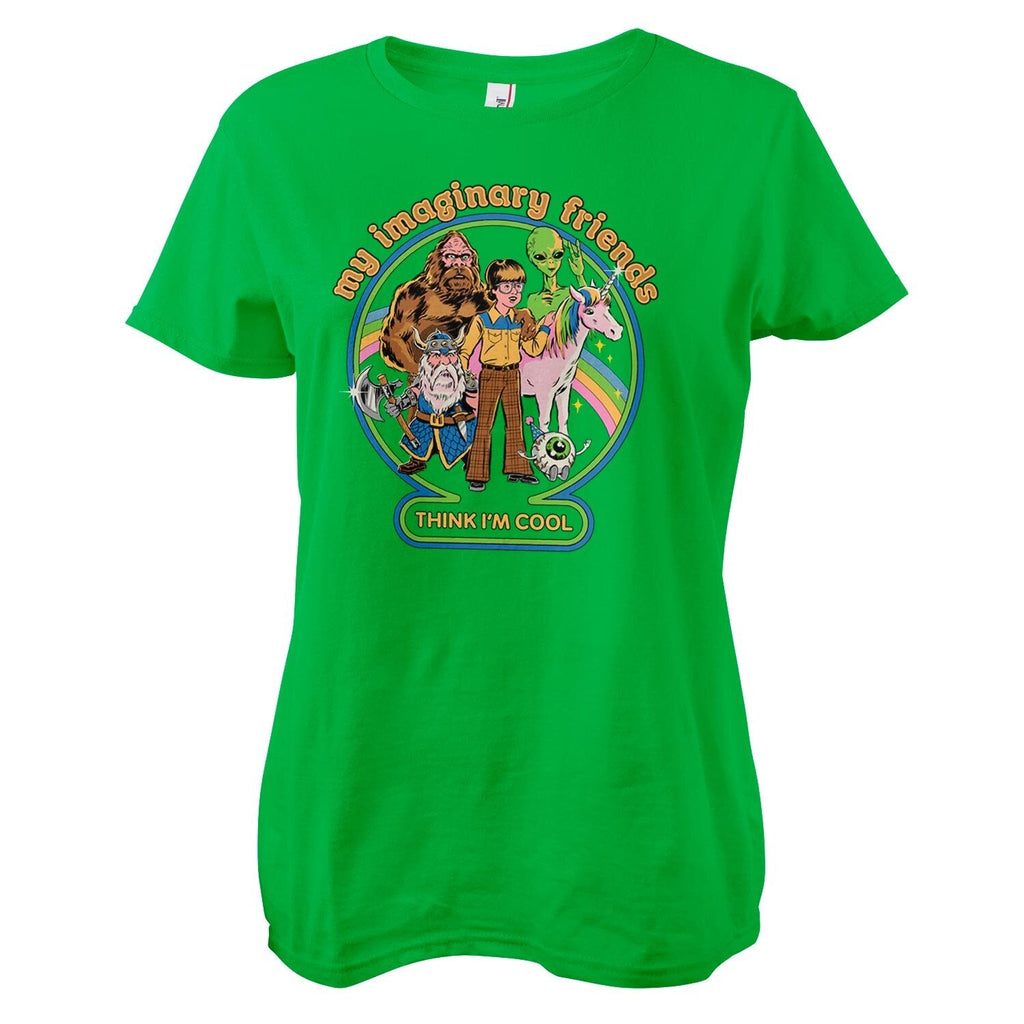 My Imaginary Friends Think I'm Cool Girly Tee – T-shirt femme
