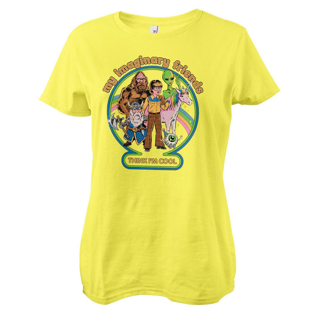My Imaginary Friends Think I'm Cool Girly Tee – T-shirt femme
