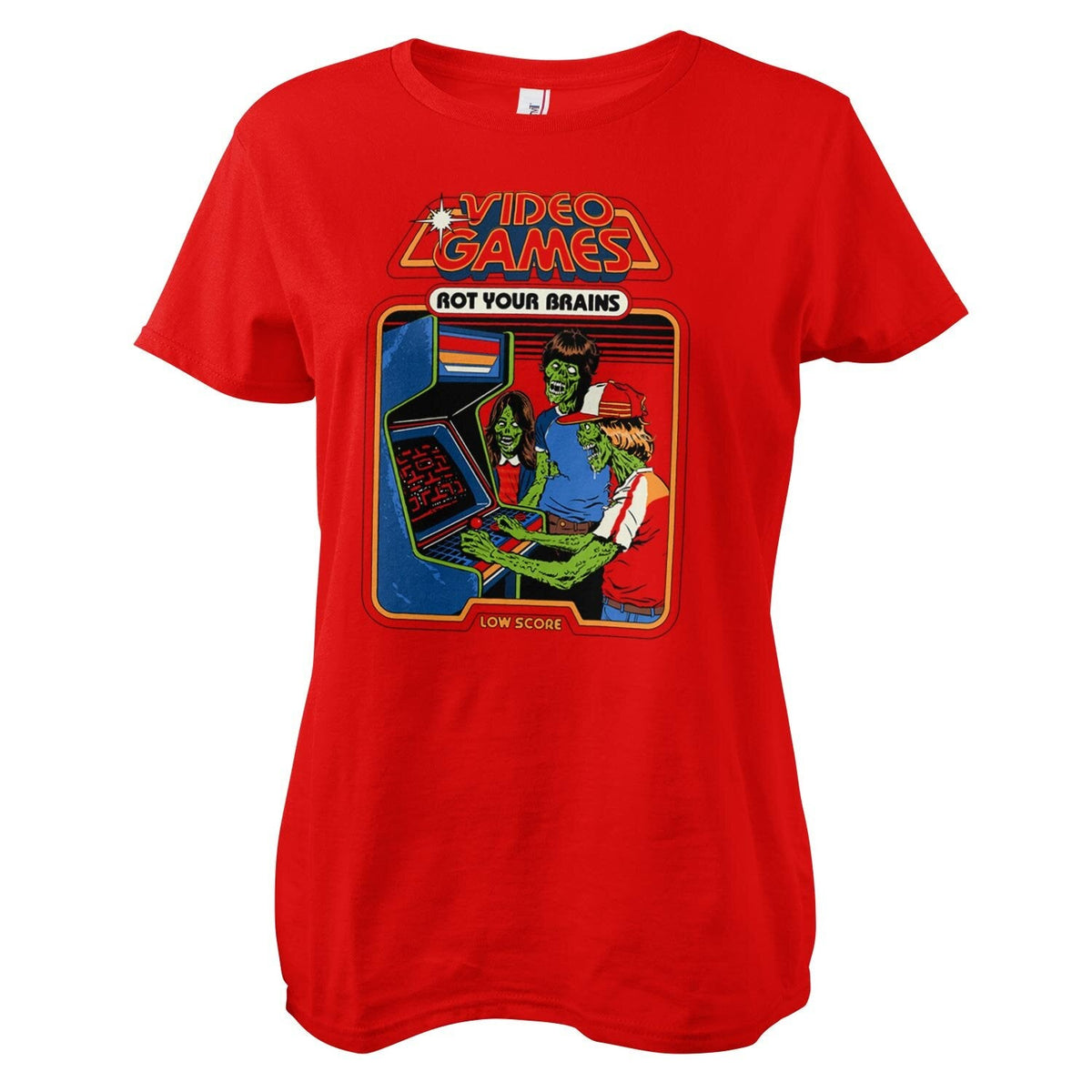 Video Games Rot Your Brains Girly Tee – T-shirt femme