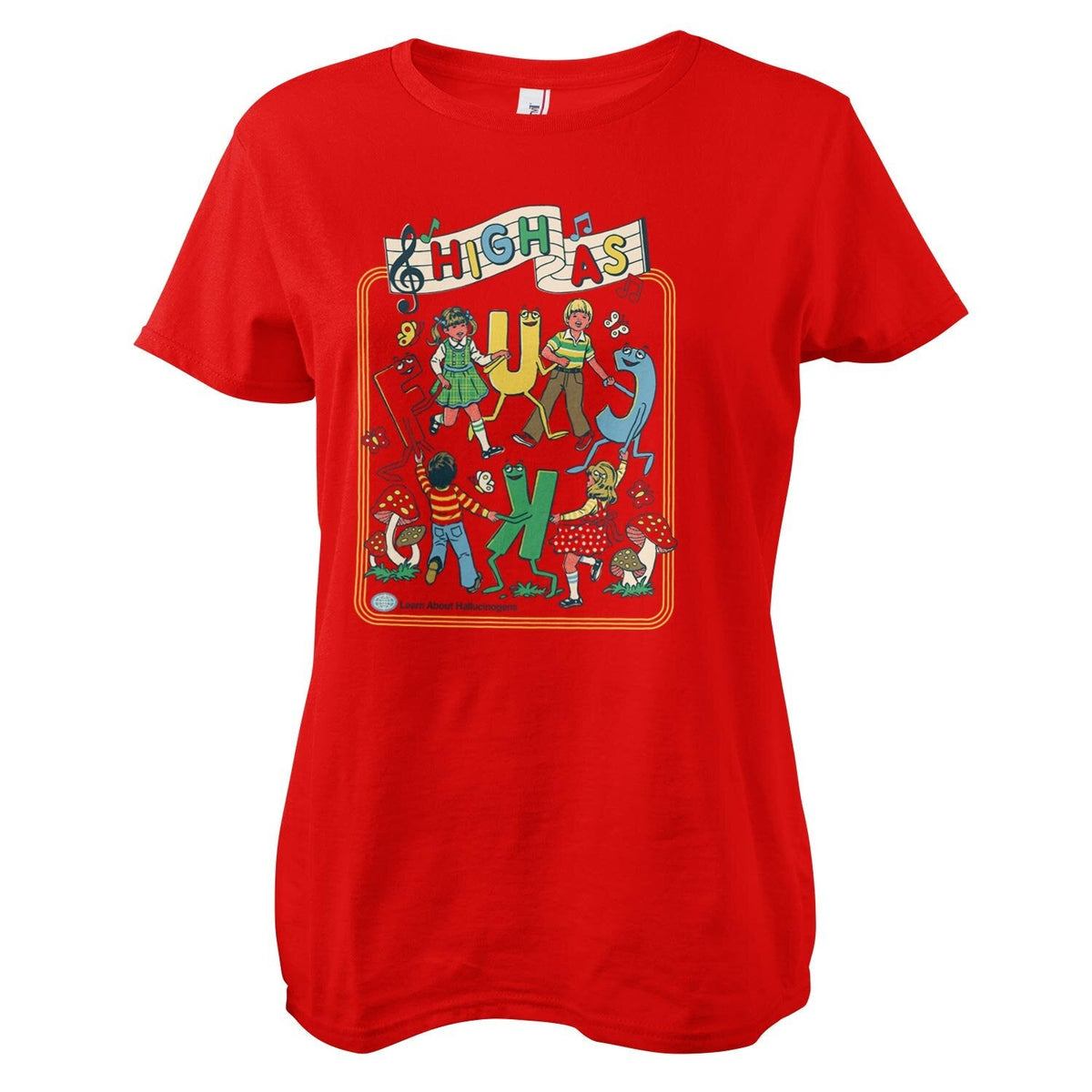 High As F*ck Girly Tee – T-shirt femme