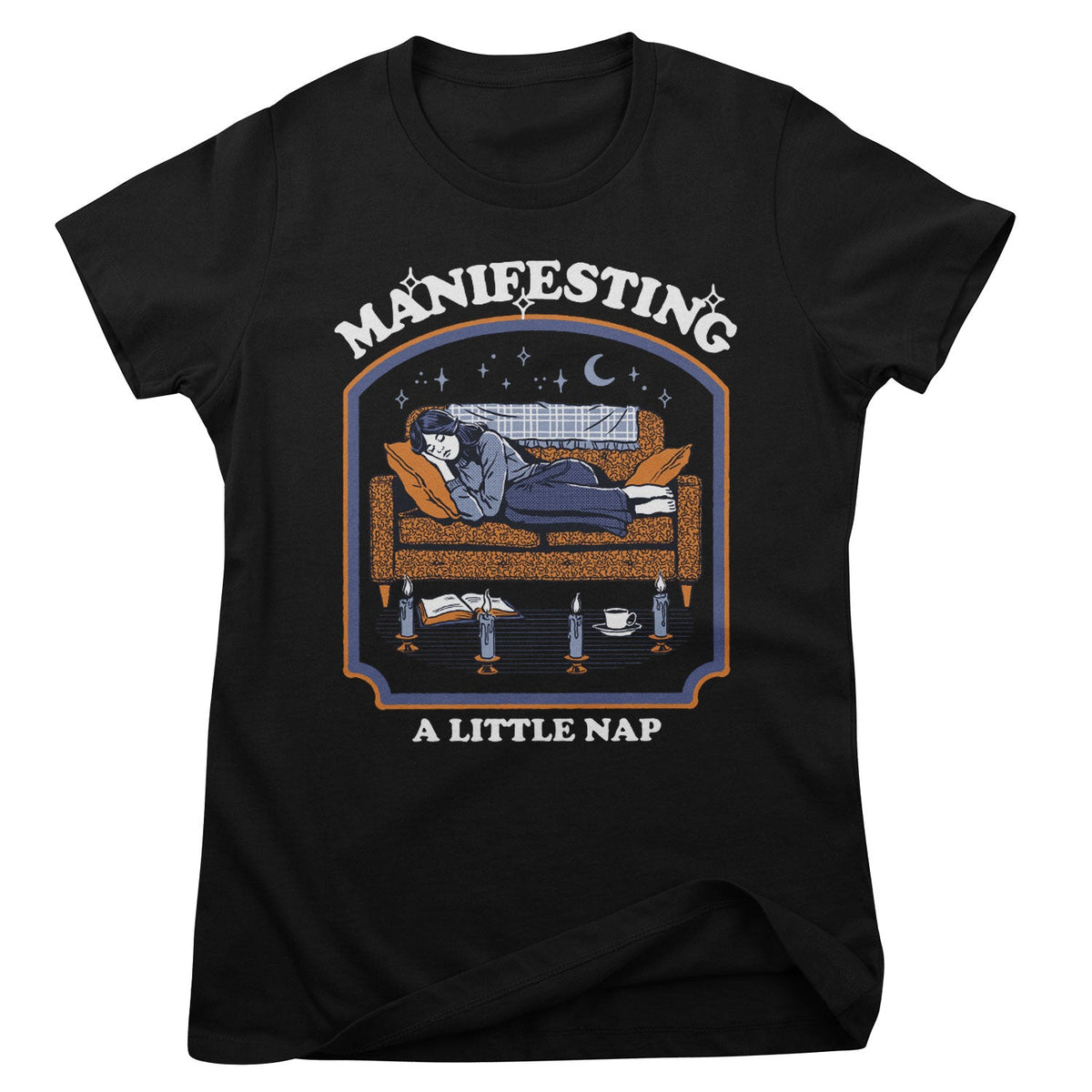 Steven Rhodes - Manifesting A Little Nap Girly Tee – T-shirt femme
