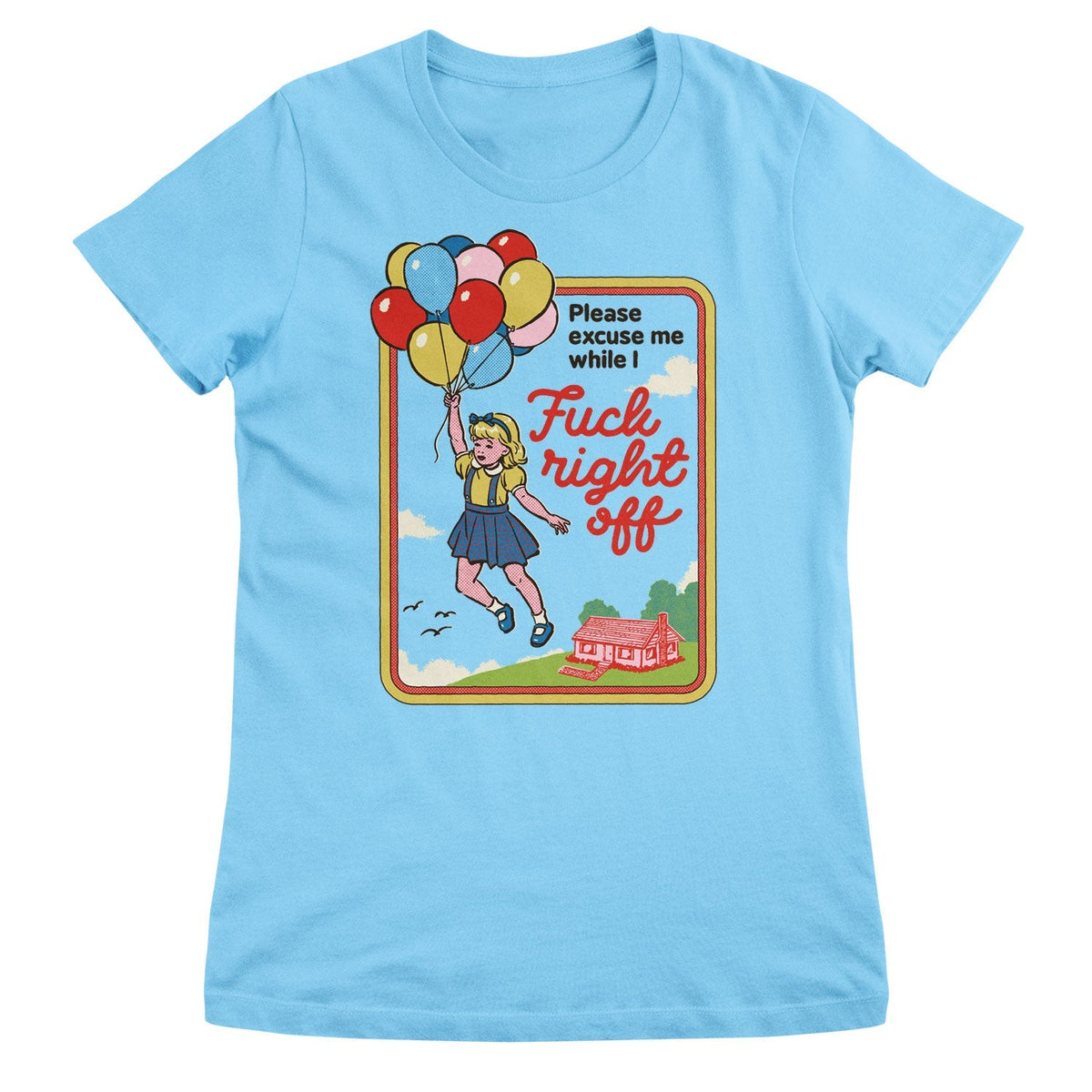 Steven Rhodes - F*ck Right Off Girly Tee – T-shirt femme