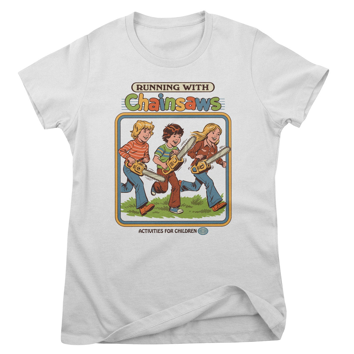Running With Chainsaws Girly Tee – T-shirt femme