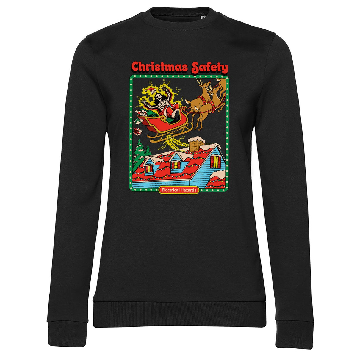 Christmas Safety Girly Sweatshirt – Sweat femme