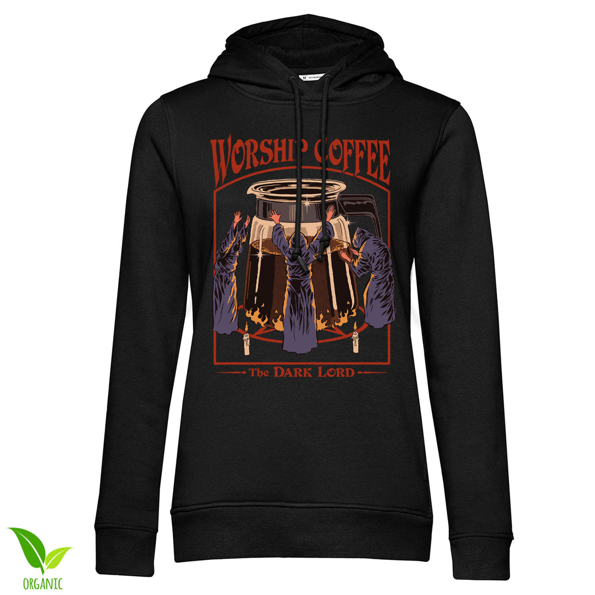 Worship Coffee Girly Hoodie – Sweat à capuche femme