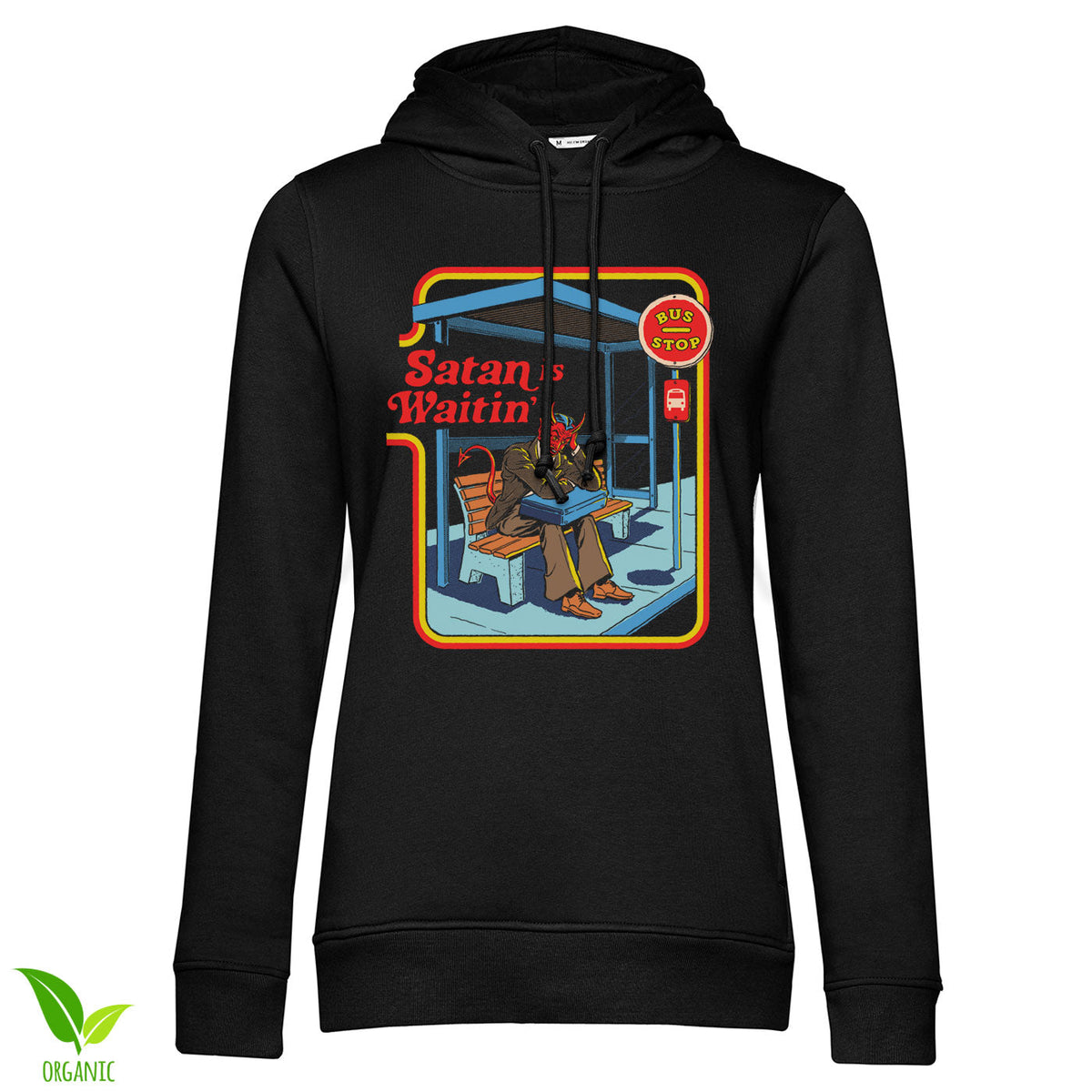 Satan Is Waiting Girly Hoodie – Sweat à capuche femme