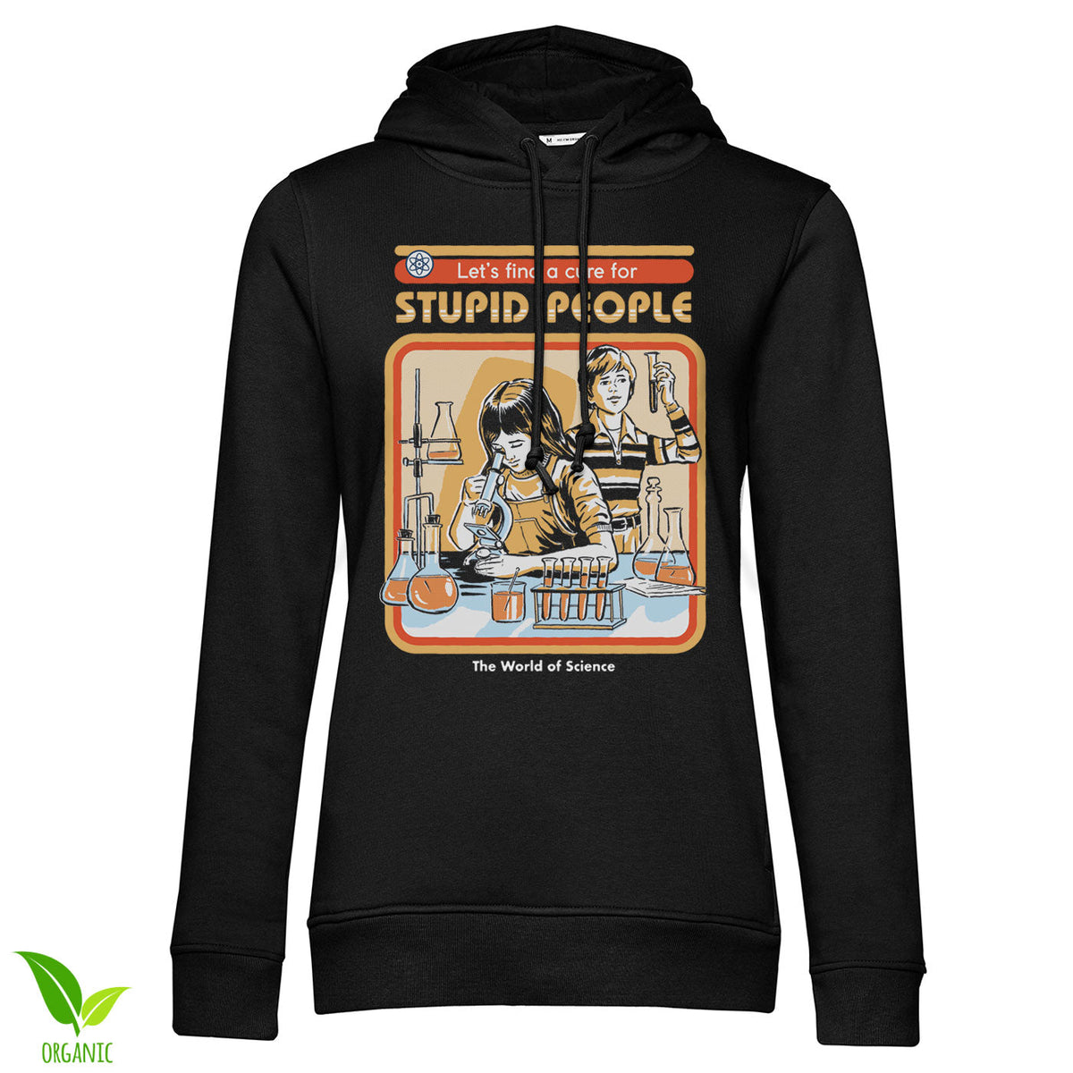 Cure For Stupid People Girly Hoodie – Sweat à capuche femme