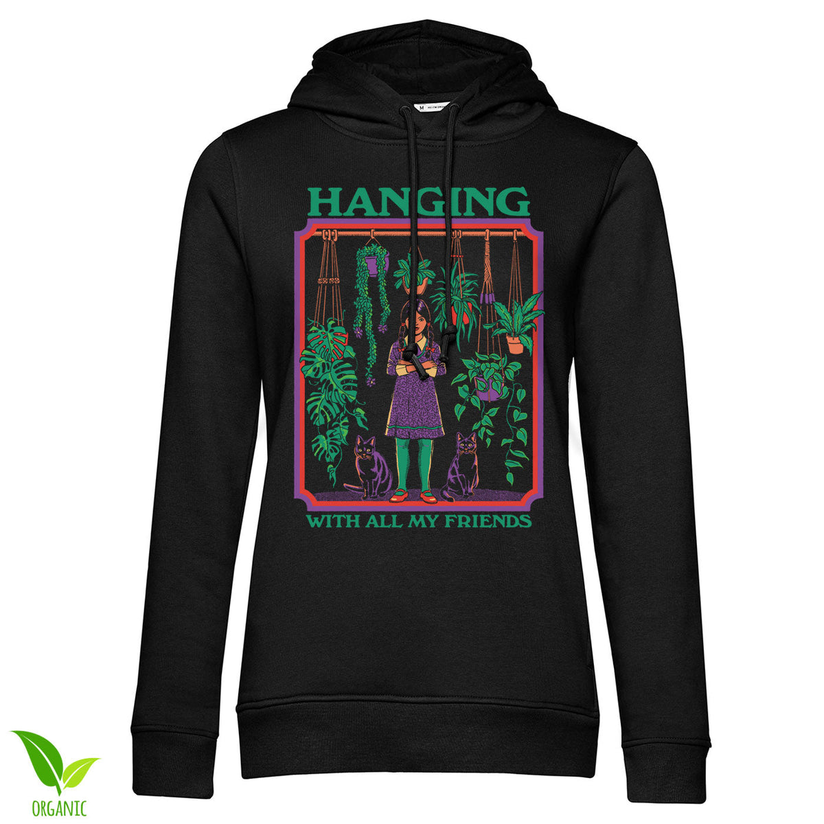 Hanging With My Friends Girly Hoodie – Sweat à capuche femme