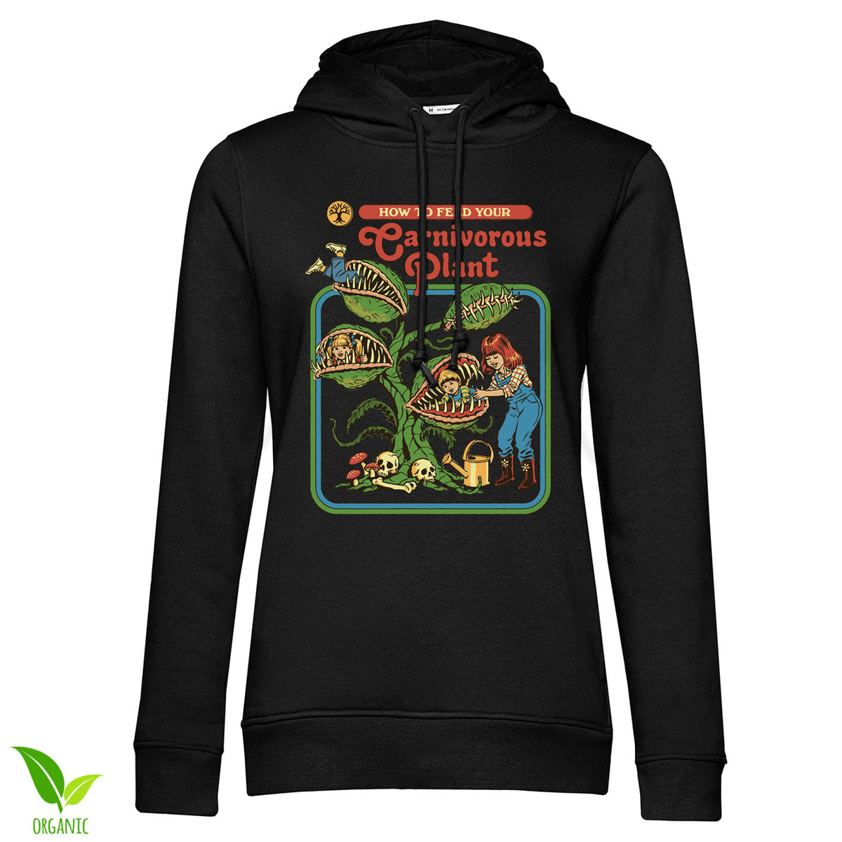 Carnivorous Plant Girly Hoodie – Sweat à capuche femme