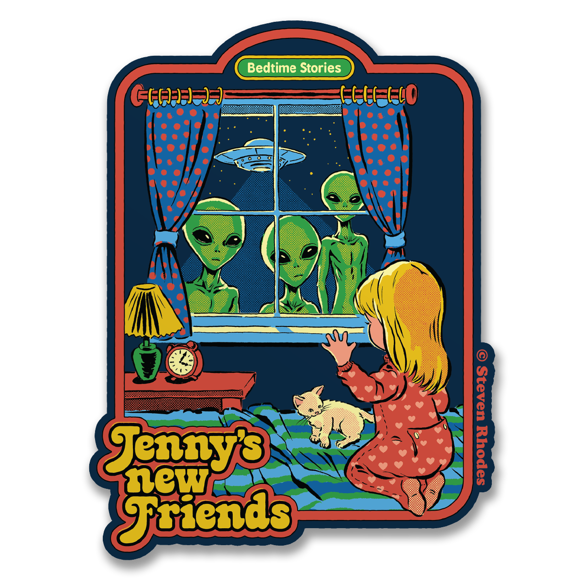 Steven Rhodes - Jenny's New Friends Sticker – Sticker