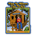 Steven Rhodes - This Is Where I Go To Cry Sticker – Sticker
