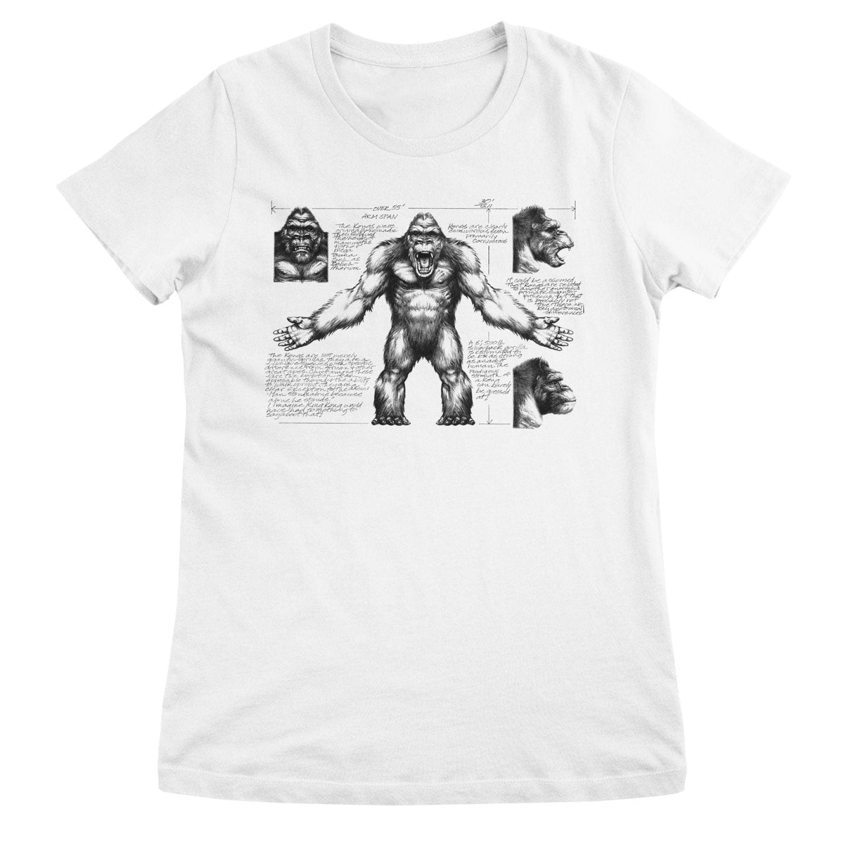 King Kong Features Girly Tee – T-shirt femme