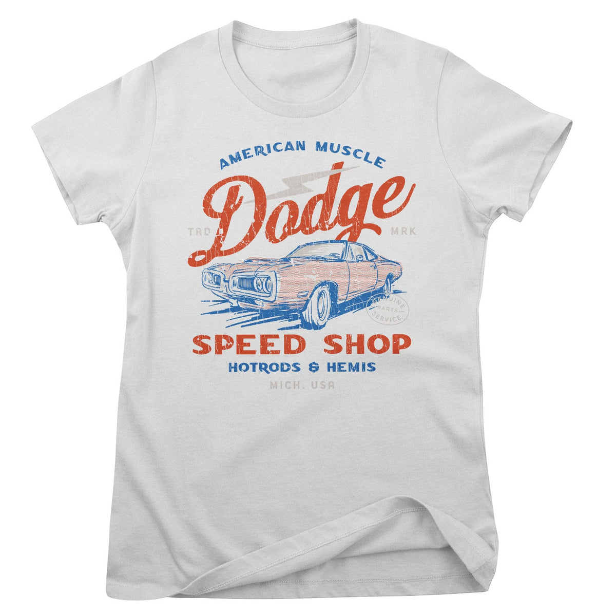 Dodge Hotrods & Hemis Girly Tee – T-shirt femme