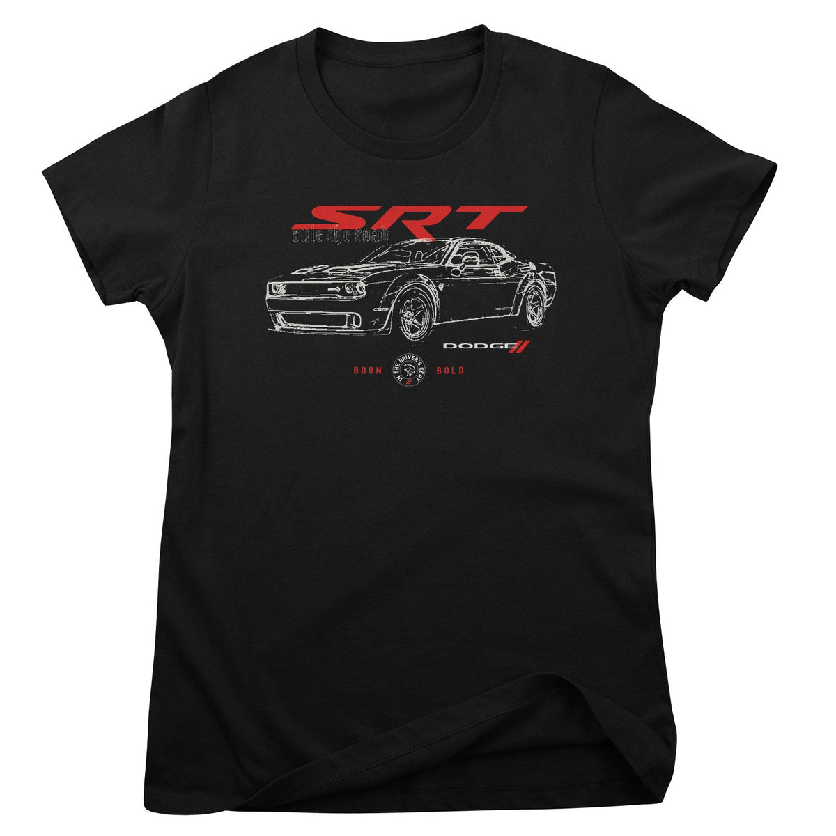 Dodge SRT - Born Bold Girly Tee – T-shirt femme