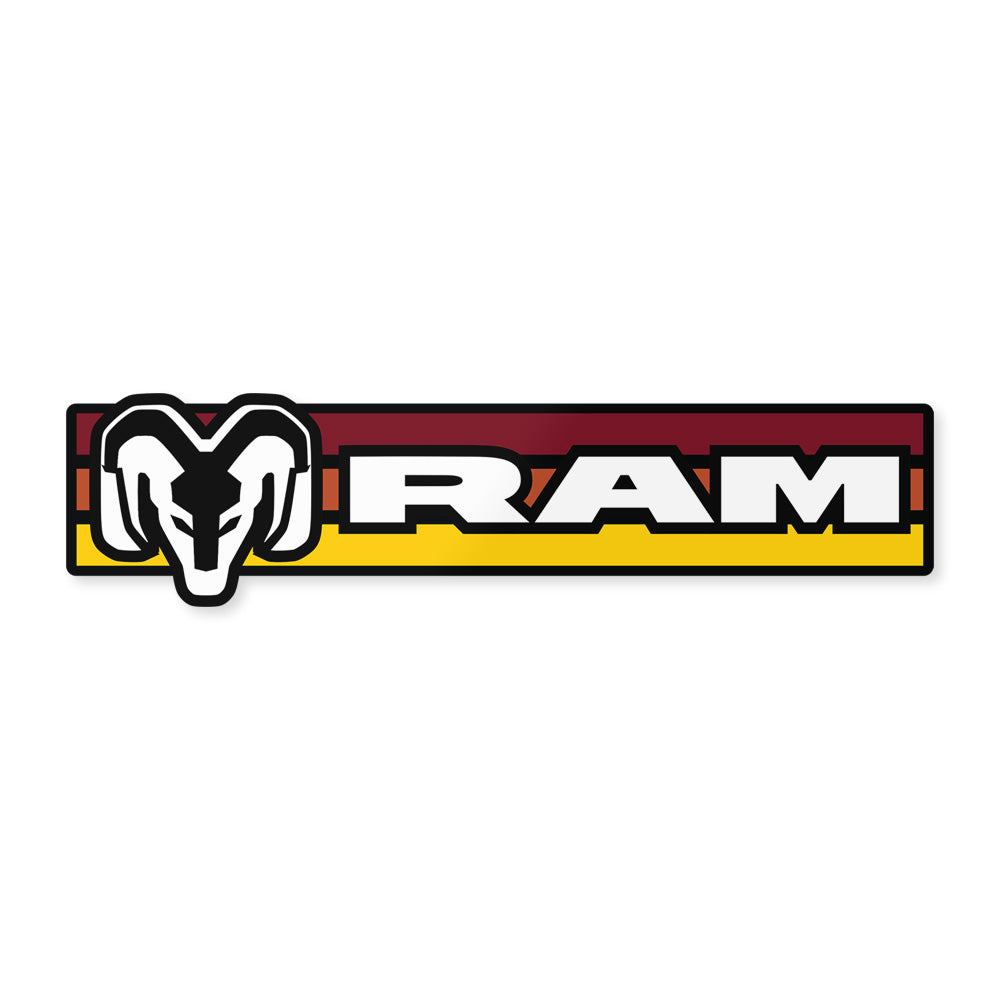 RAM Trucks Retro Logo Sticker – Sticker
