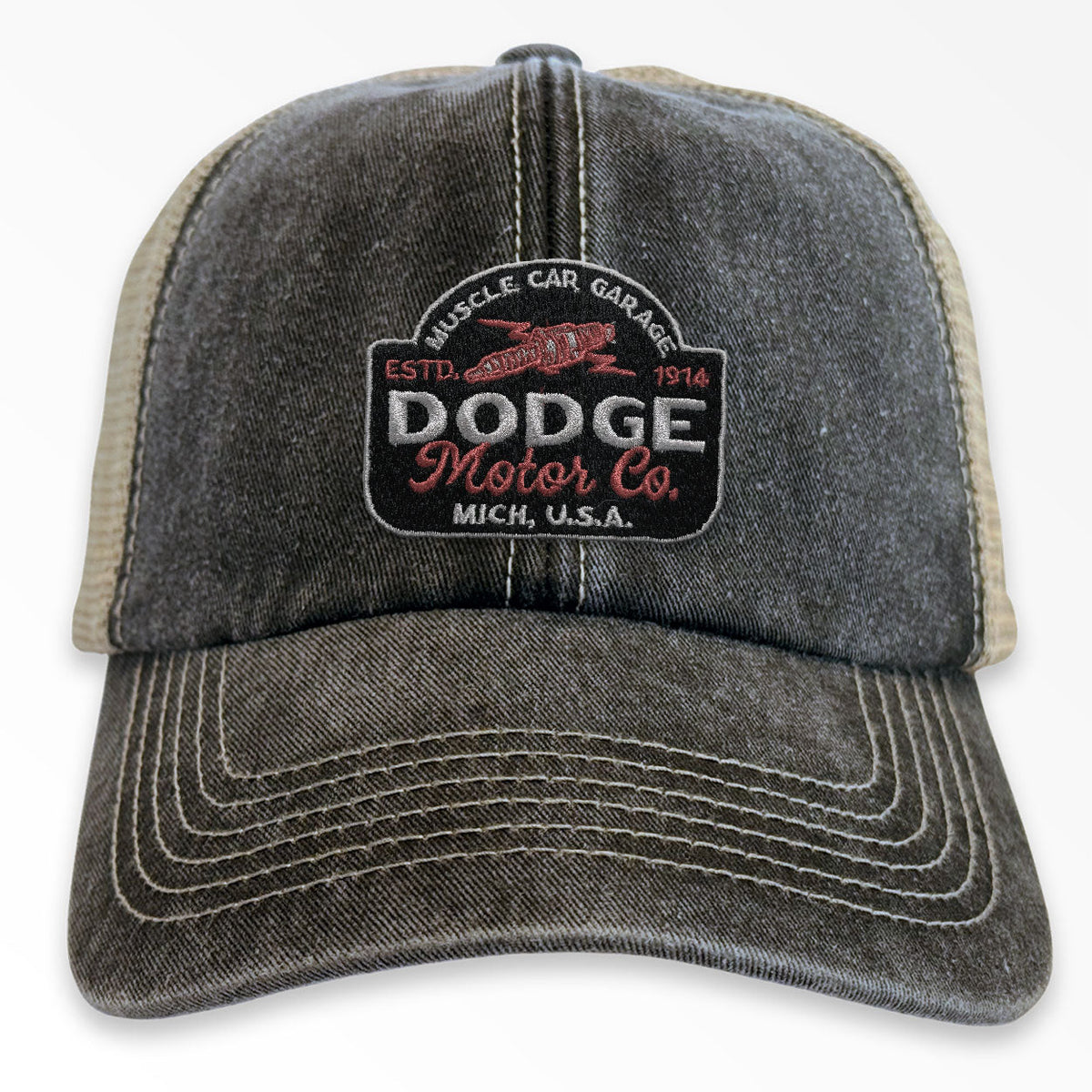 Dodge Motor Co Patch Vintage Trucker Cap – Casquette trucker vintage