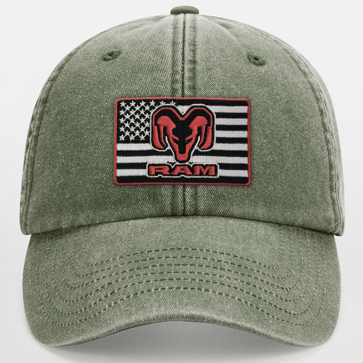 RAM Trucks Flag Patch Vintage Low Profile Cap – Casquette vintage profil bas