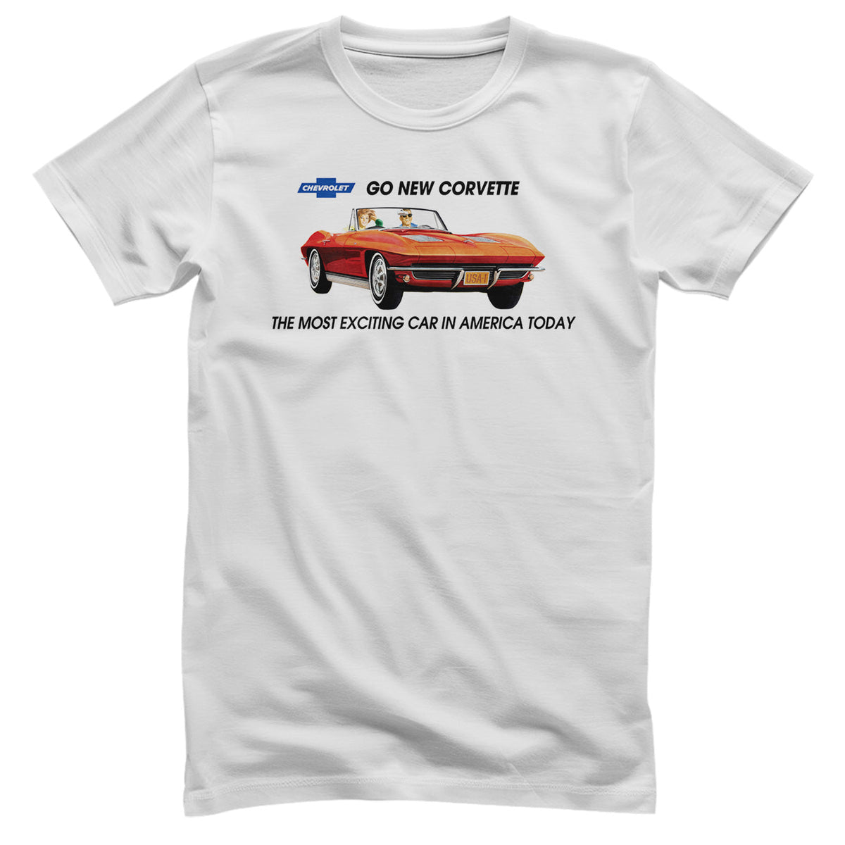 Go New Corvette Vintage Add T-Shirt – T-shirt