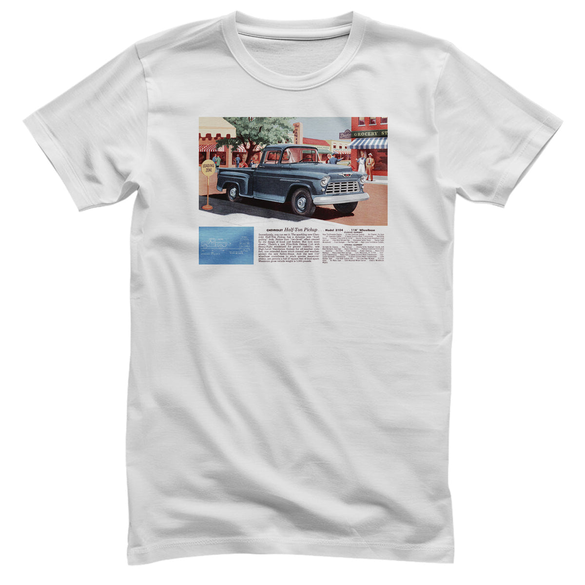 Chevy Half-Ton Pickup Retro Add T-Shirt – T-shirt