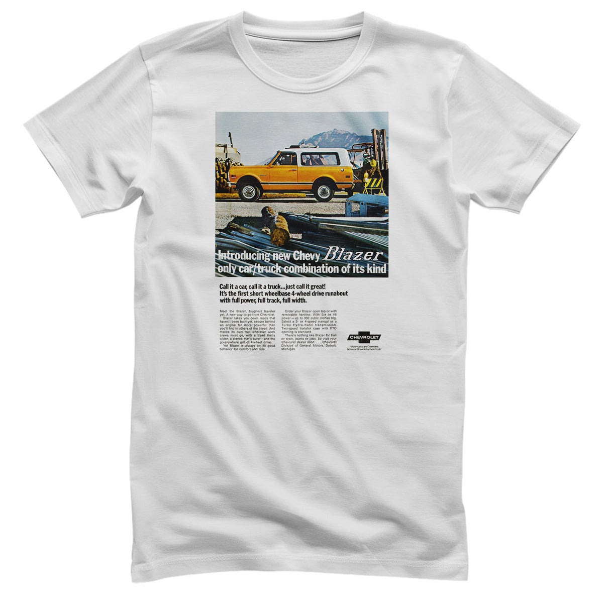 Chevy Blazer Car & Truck Combination Add T-Shirt – T-shirt