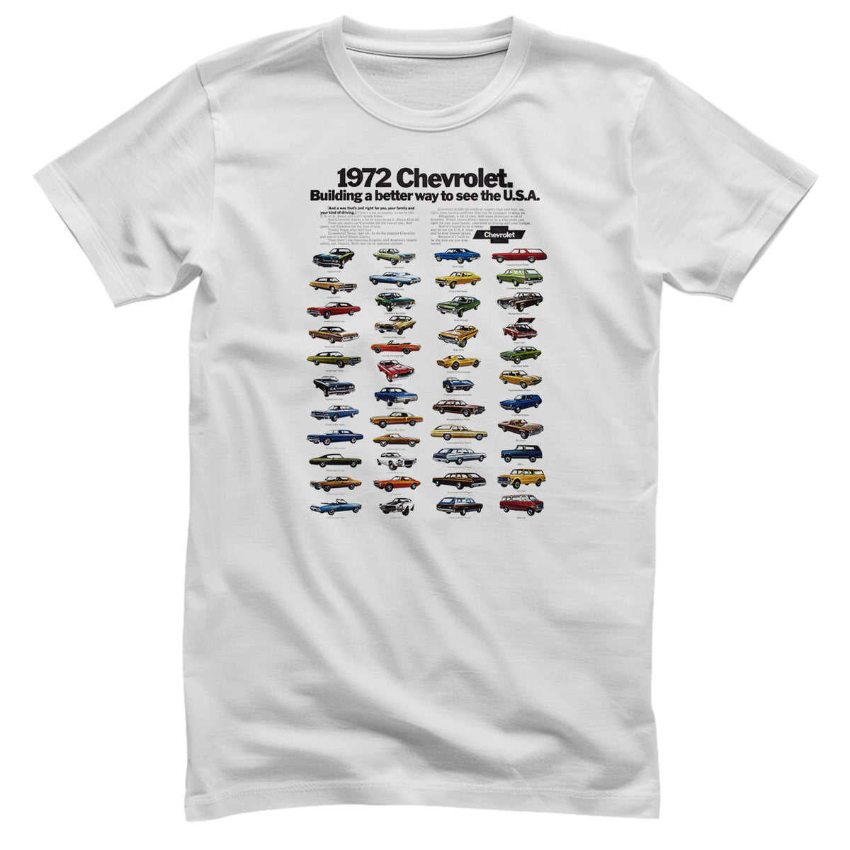 1972 Chevrolet Line Up T-Shirt – T-shirt
