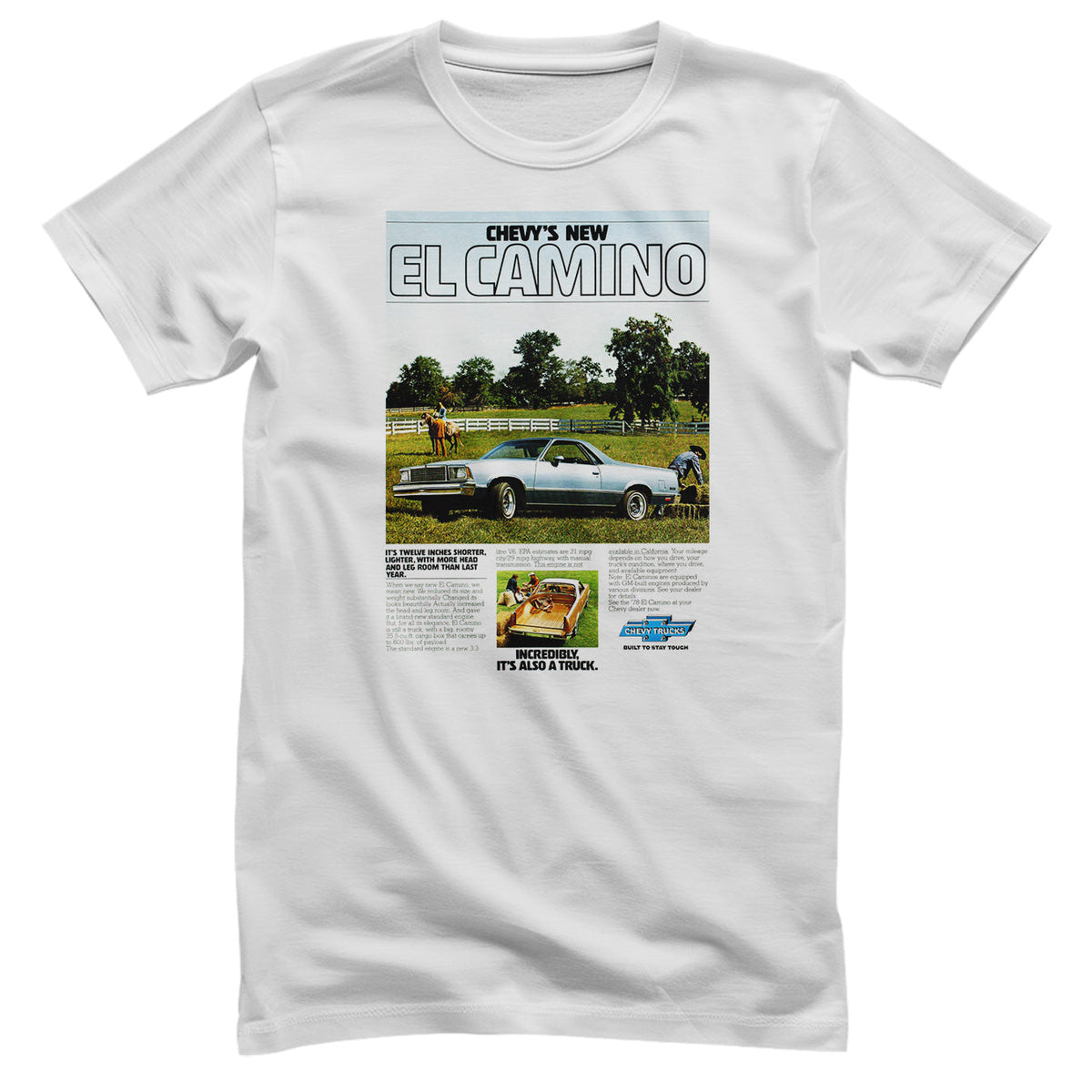 Chevy's New El Camino Add T-Shirt – T-shirt