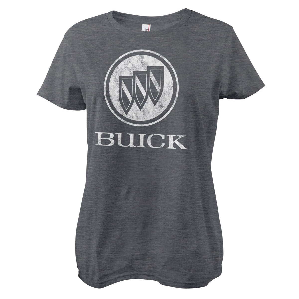 Buick Distressed Logo Girly Tee – T-shirt femme