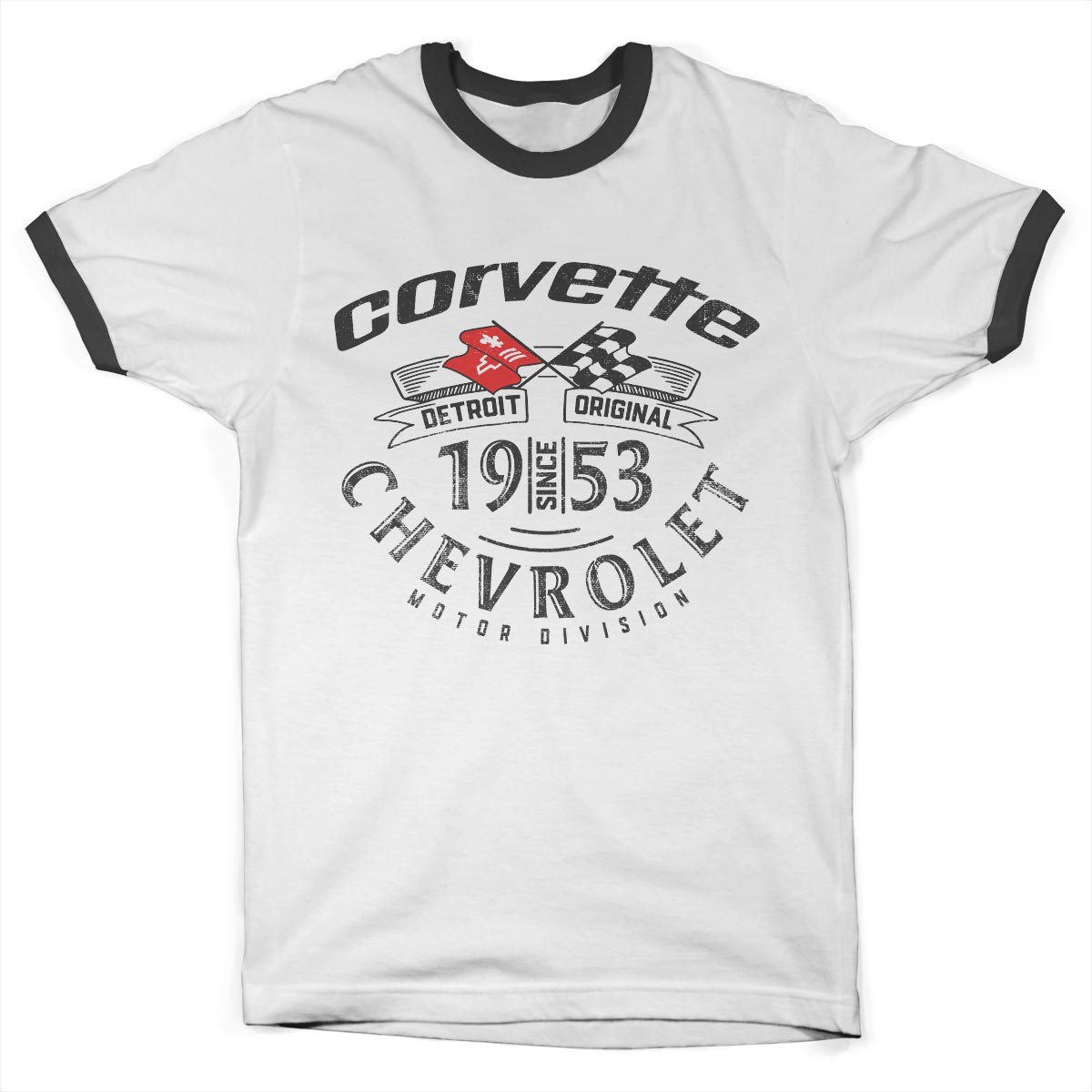 Corvette Detroit Original Ringer Tee – T-shirt ringer