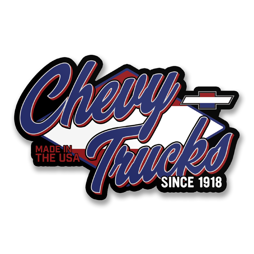 Chevy Trucks - Since 1918 Sticker – Sticker