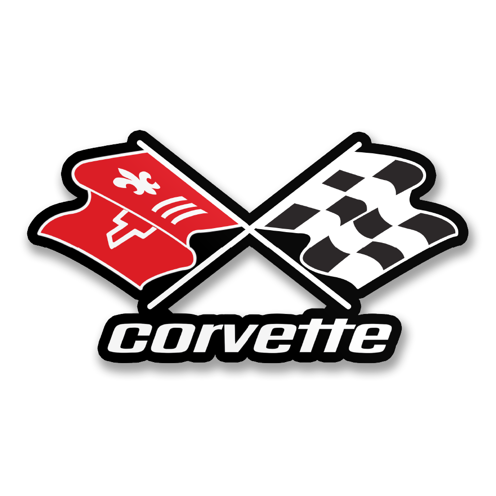 Chevrolet Corvette C3 Logo Sticker – Sticker