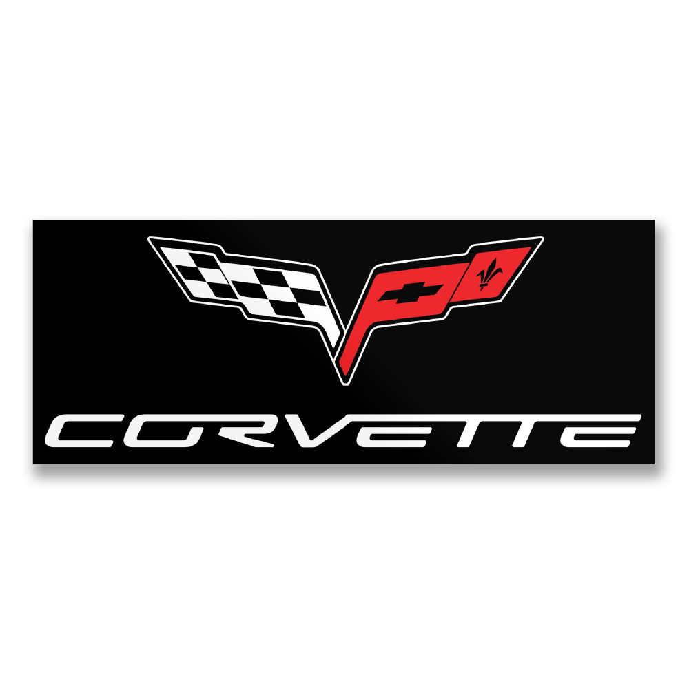 Chevrolet Corvette C6 Logo Sticker – Sticker