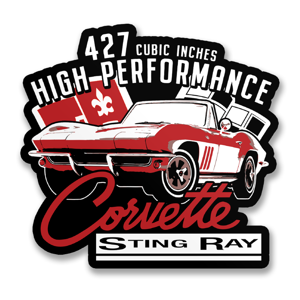 Corvette High Performance Sticker – Sticker