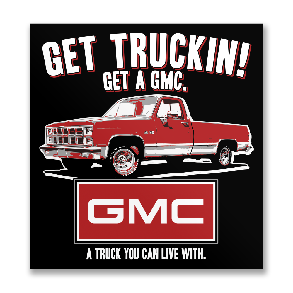 Get Truckin With GMC Sticker – Sticker