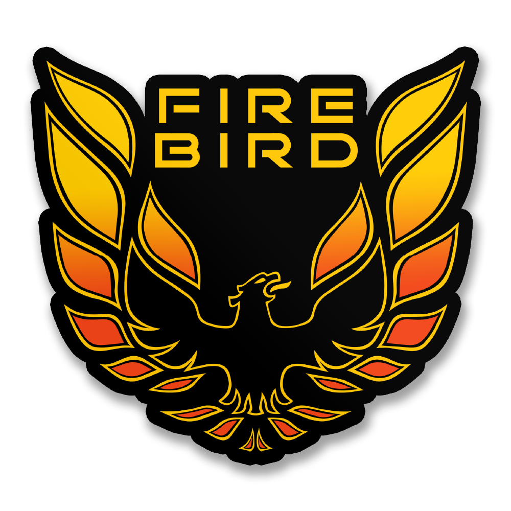 Pontiac Firebird Logo Sticker – Sticker