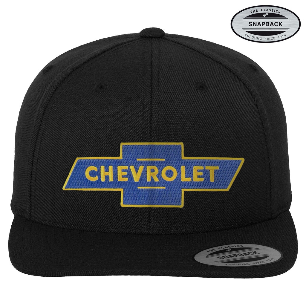 Chevrolet Bowtie Logo Premium Snapback Cap – Casquette snapback