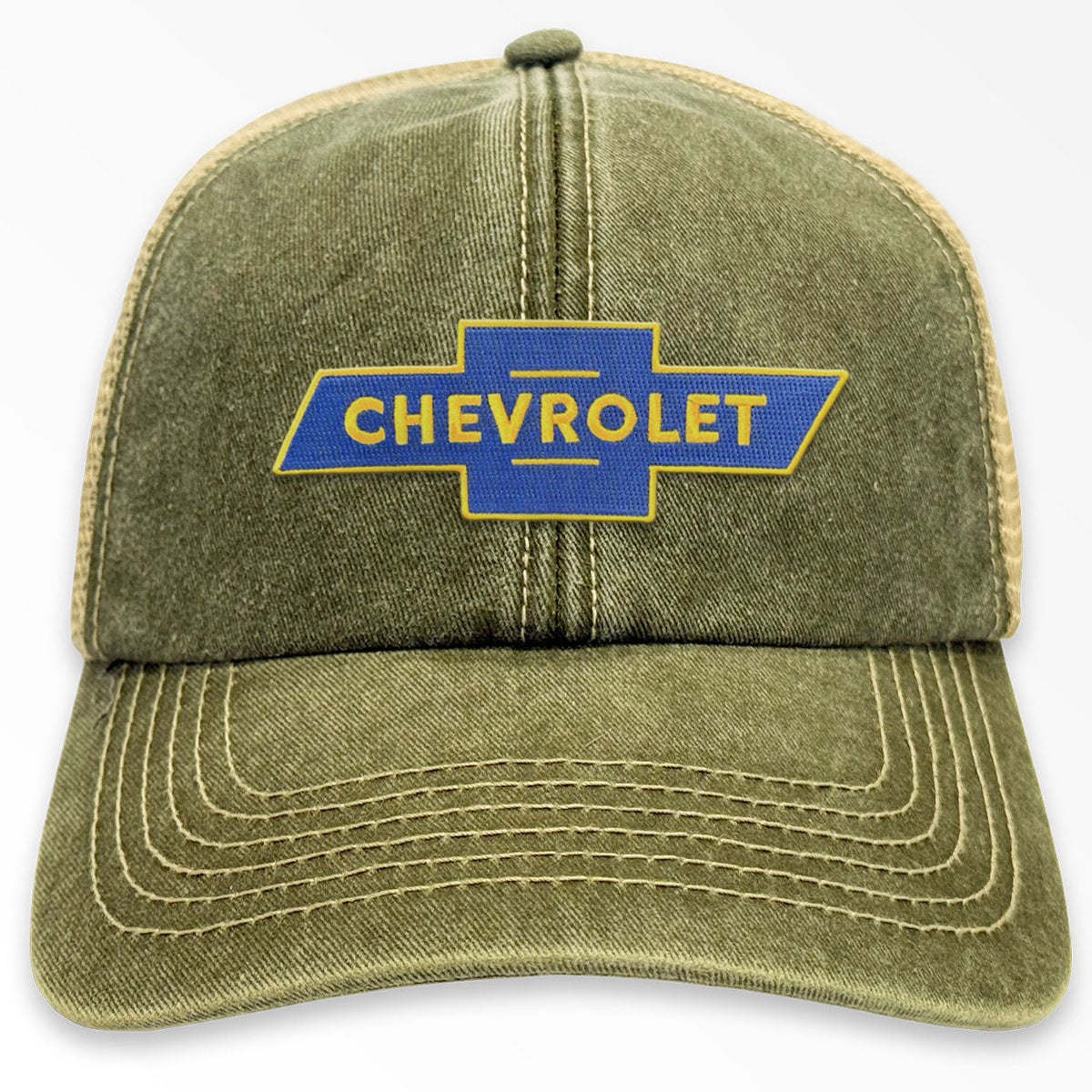 Chevrolet Bowtie Logo Vintage Trucker Cap – Casquette trucker vintage