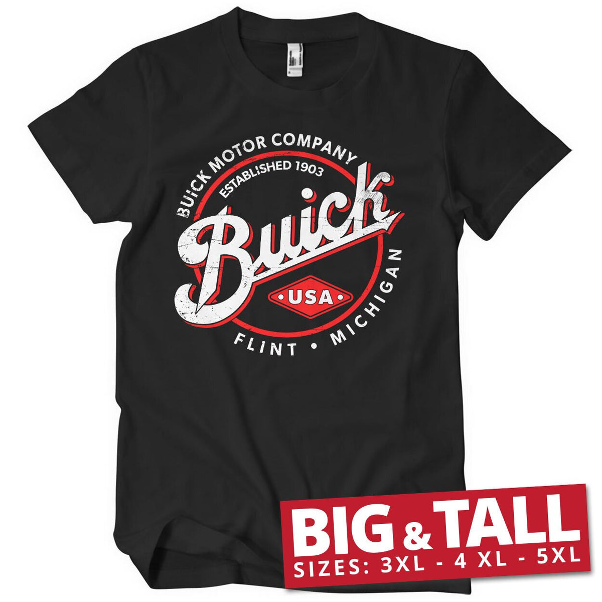 Buick Motor Company Big & Tall T-Shirt – T-shirt grande taille