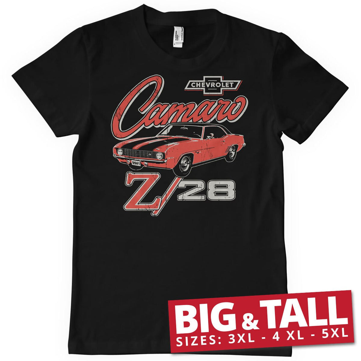 Chevrolet Camaro Z/28 Big & Tall T-Shirt – T-shirt grande taille