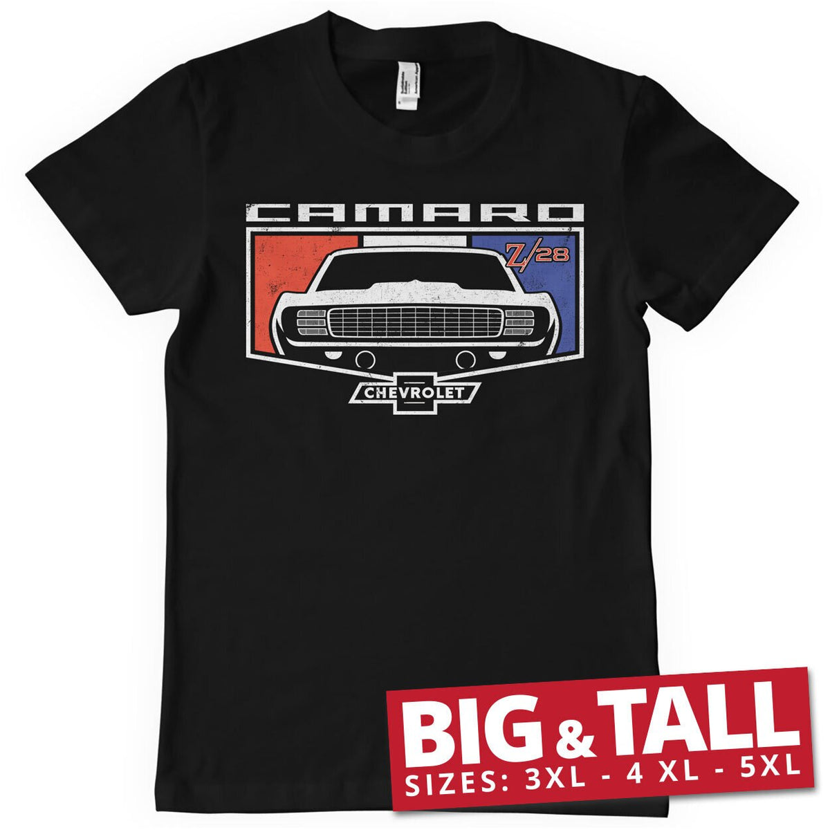 Chevrolet Camaro Emblem Big & Tall T-Shirt – T-shirt grande taille