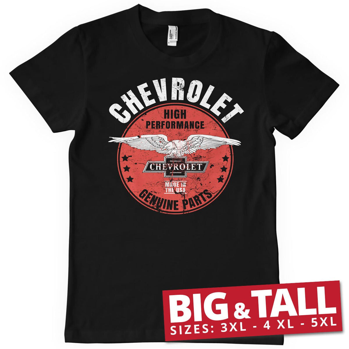 Chevrolet Genuine Parts Big & Tall T-Shirt – T-shirt grande taille