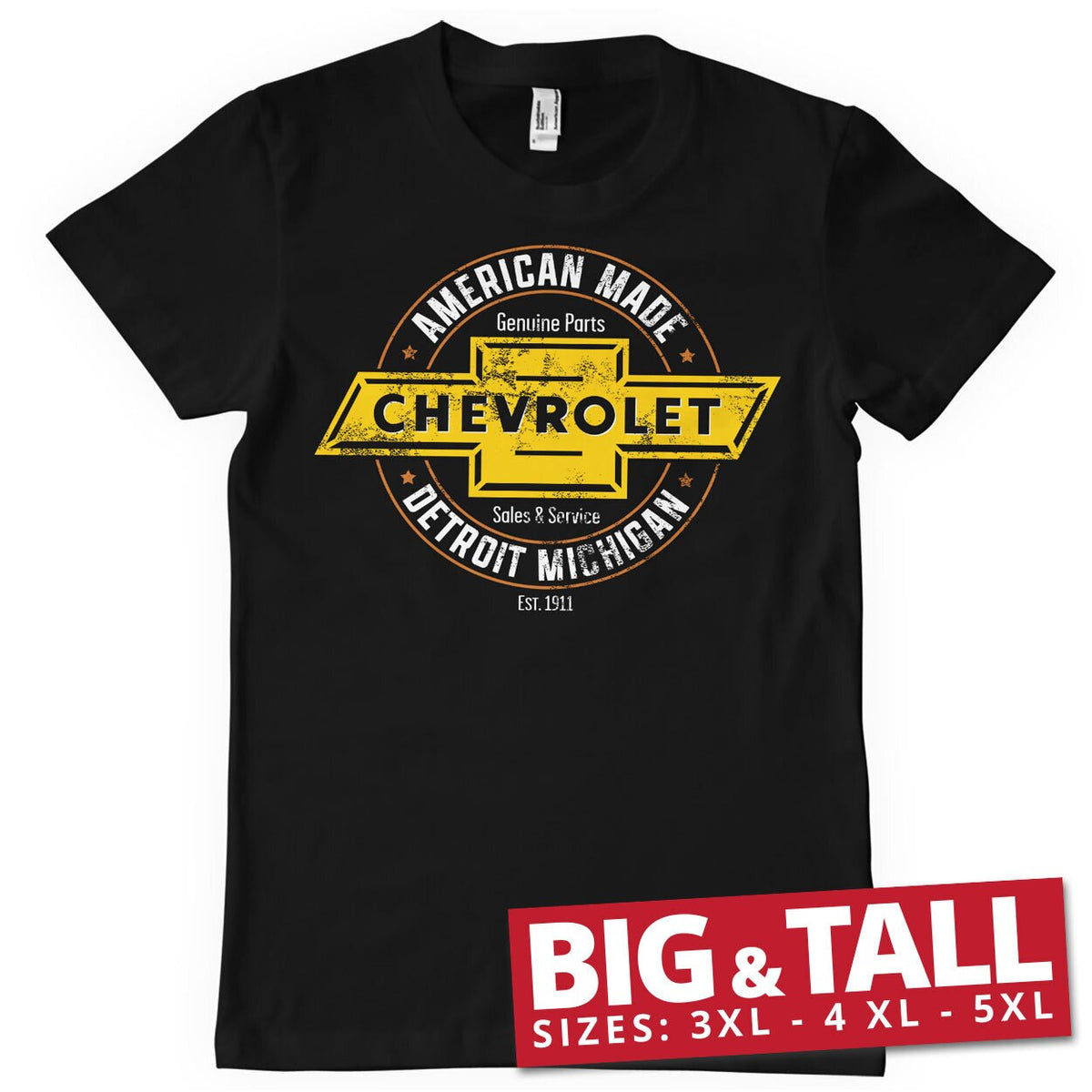 Chevrolet - American Made Big & Tall T-Shirt – T-shirt grande taille