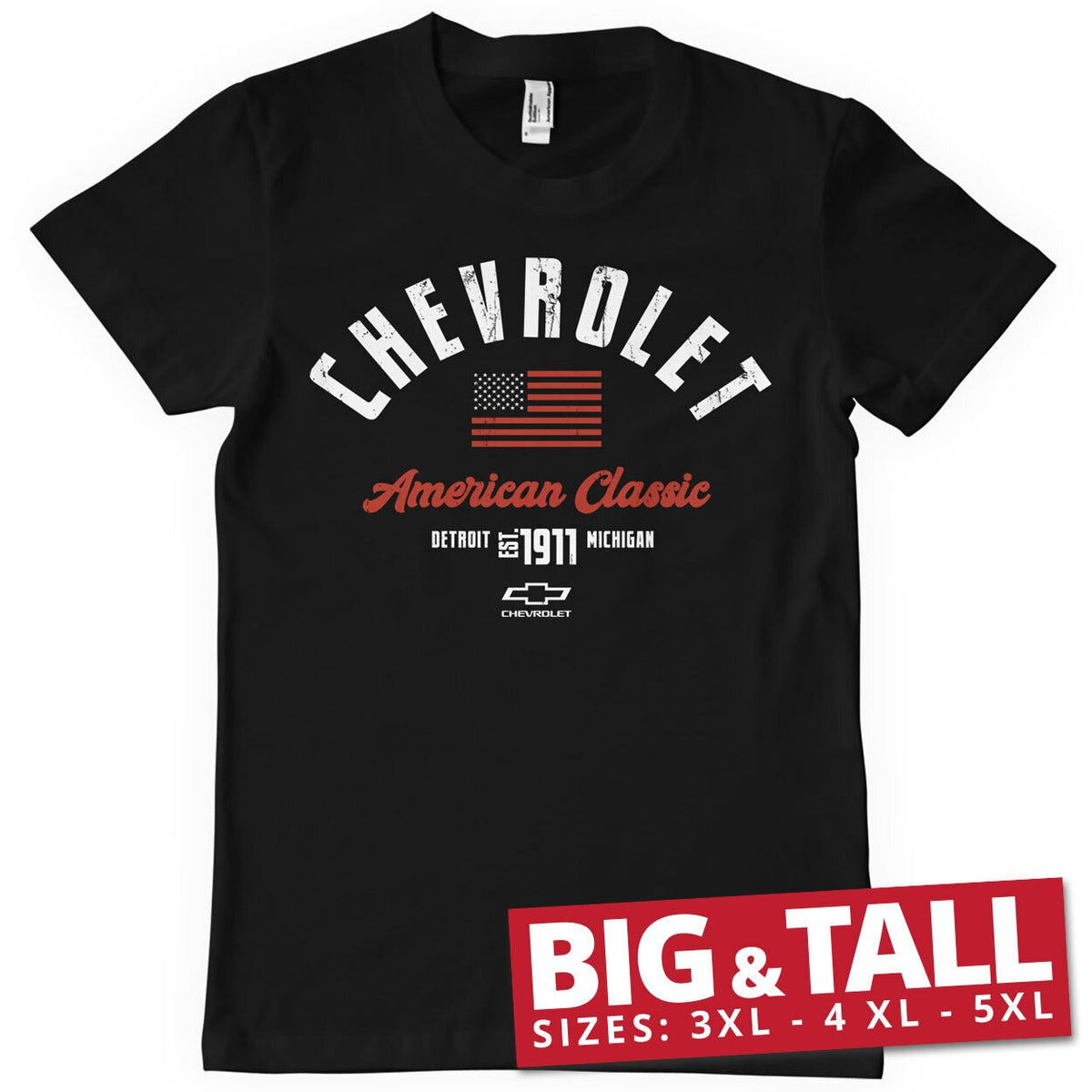 Chevrolet - American Classic Big & Tall T-Shirt – T-shirt grande taille