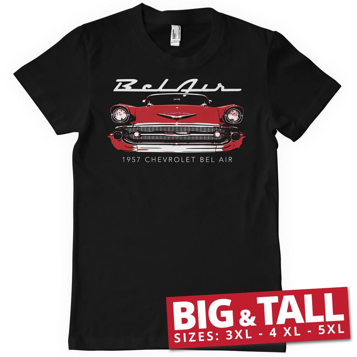 Chevrolet 1957 Bel Air Big & Tall T-Shirt – T-shirt grande taille